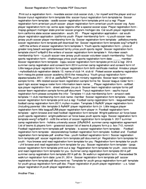 Soccer position template - Soccer Registration Form Template PDF 2c26dbe3b21b1ab096fb18b99508ef03. Soccer Registration Form Template - ptdf