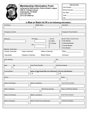 2009 IMPD PAL Profile Membership Form (Revised 06-30-09).doc