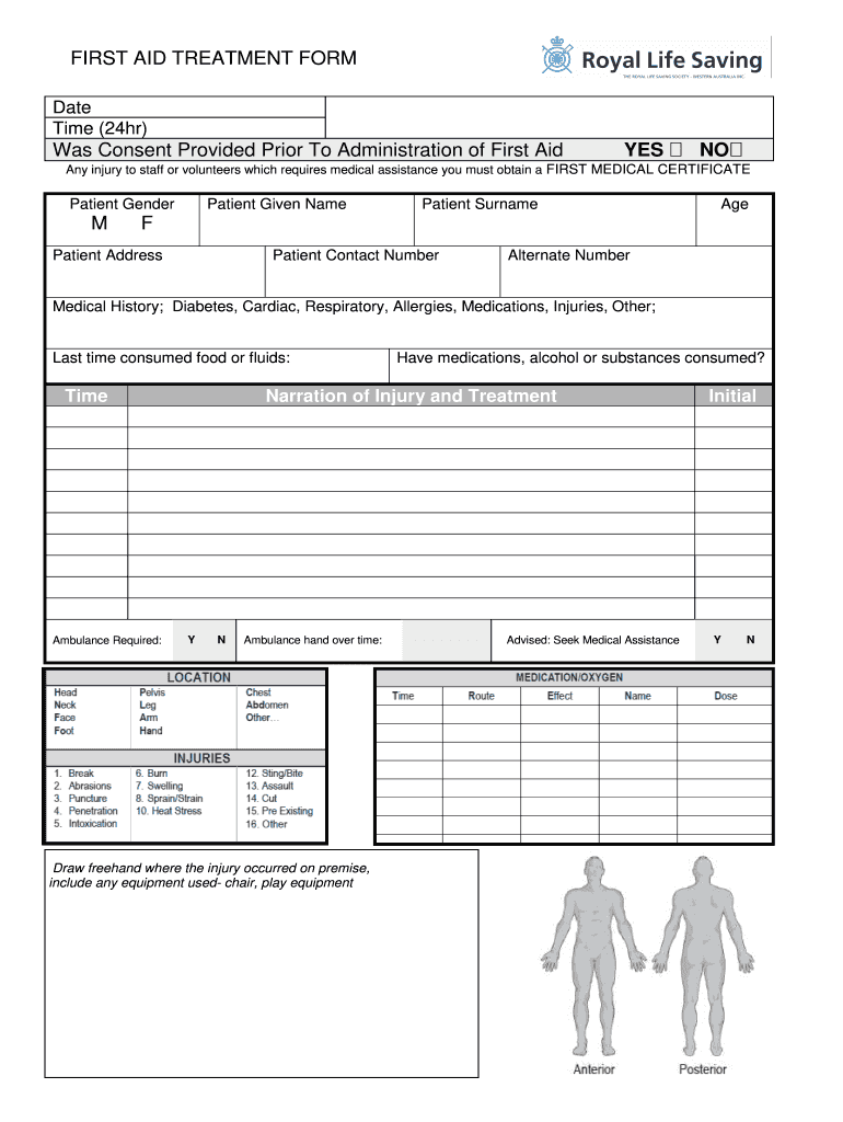 First Aid Incident Report Form Example - Fill Online, Printable Within First Aid Incident Report Form Template