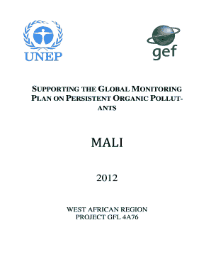 Summary letter - supporting the global monitoring plan on persistent organic ... - UNEP - unep