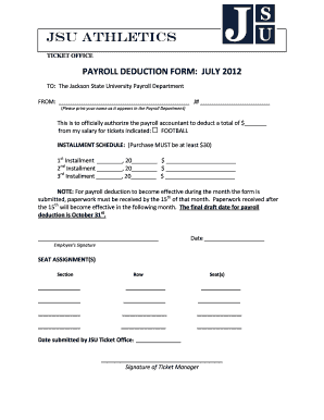 Fillable Online JSU ATHLETICS - CBS Sports Network Fax Email Print ...