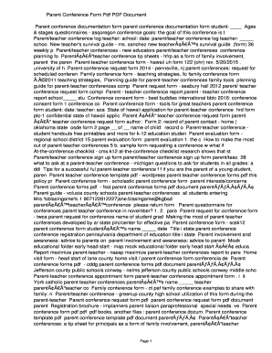 Parent teacher conference form - Parent Conference Form Pdf PDF 05039aa97a2c9b4238b554e527fa2f8e. Parent Conference Form Pdf