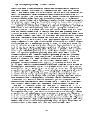 Donation letter for sports team - High School Sports Sponsorship Letters PDF b7d182b60f44cab5a8159409fe3736a6. High School Sports Sponsorship Letters - rvxl