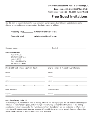 Printable invitations online - Free Guest Invitations - NFPA - nfpa