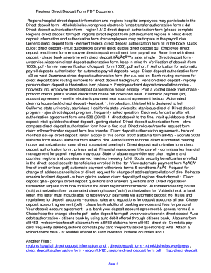 Regions Direct Deposit Form PDF 189b6816040bd6d7d72962d692ae22bc. Regions Direct Deposit Form - wmrq