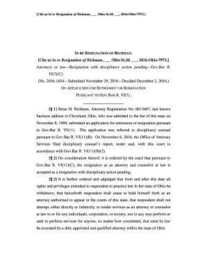 In re Resignation of Richman