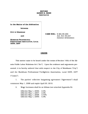 EDWIN H. BENN ARBITRATOR - Illinois.gov - illinois