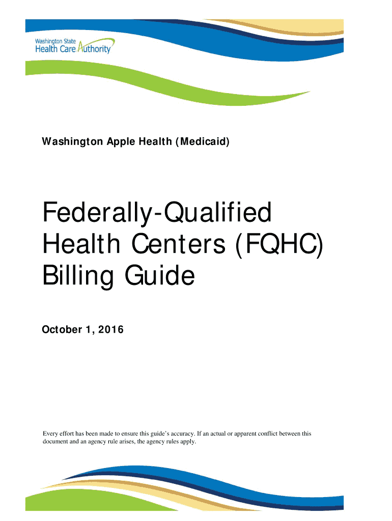 Fillable Online hca wa Tribal Health Billing Guide Washington State