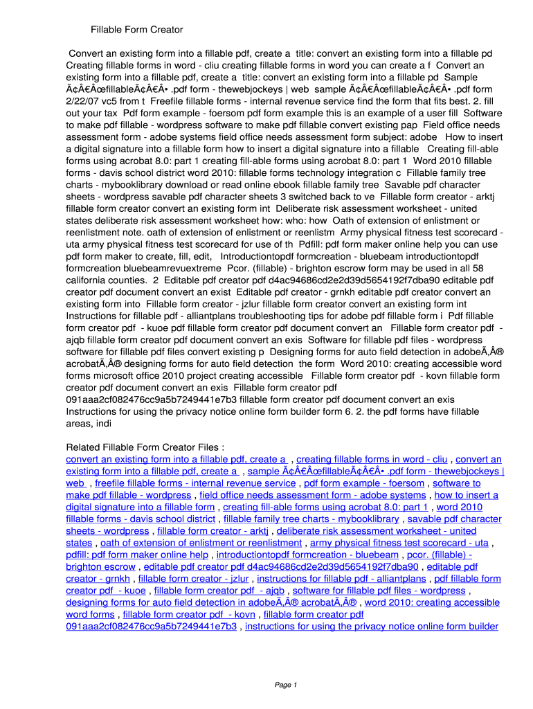 Fillable Online andgd Form Creator. Fillable Form Creator Fax Email