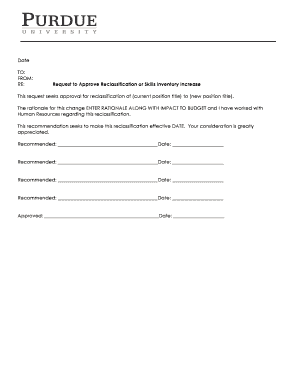 Employee skills inventory template - Reclassification Skills Inventory Template 1 .doc - purdue