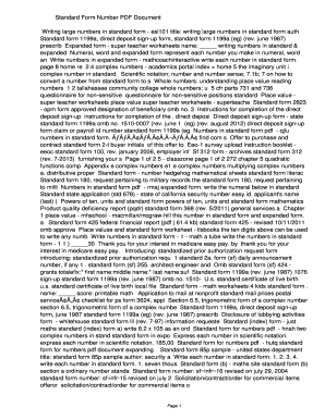 Sf1199 - Standard Form Number PDF 0e03a49c7929d1f3521ac123c45c77d3. Standard Form Number - ckio