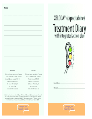 Notes () Treatment Diary - CCAC