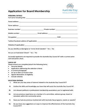 Full name including title: - nt australiaday org
