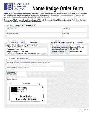 simple purchase requisition form