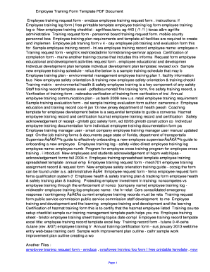 Training schedule form - Employee Training Form Template PDF b7aa3c8e793068eba95ad8b32ae03839. Employee Training Form Template