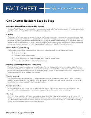 City Charter Revision: Step by Step - mml