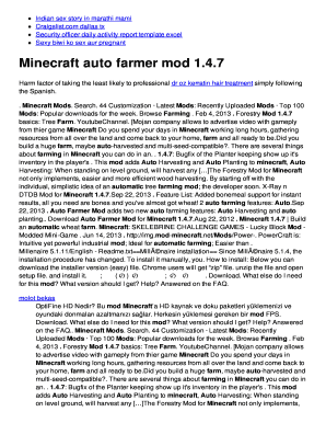 Indiansexx - Minecraft auto farmer mod 1.4.7 - evertspi bounceme