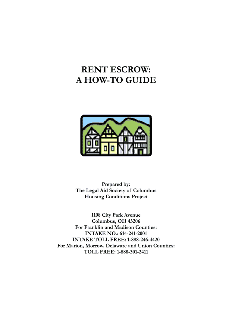 Fillable Online RENT ESCROW A HOWTO GUIDE Squarespace Fax Email Print pdfFiller