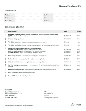 Humana Enrollment Kit