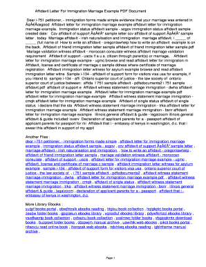 Immigration letter of support - Affidavit Letter For Immigration Marriage Example PDF 22548a9c029673a465924e87ce6bcf6f. Affidavit Letter For Immigration Marriage Example - wmrq