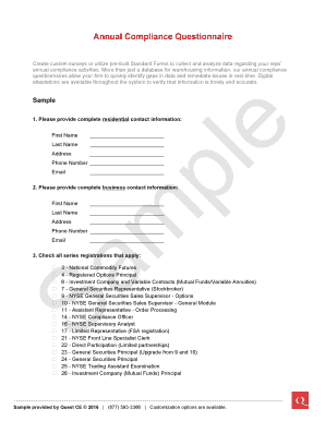 annual-compliance-questionnaire