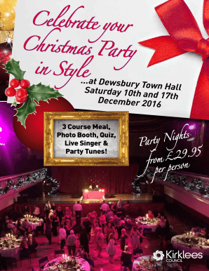 Christmas arty in Style - Kirklees - kirklees gov