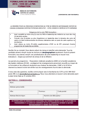 Fillable Online cma 2015 PMI-Academic Route Application Form w updated ...
