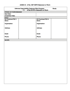 Annex E ATL DEF MIPR SOW template (Clean)