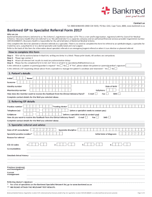 bankmed specialist referral form 2022