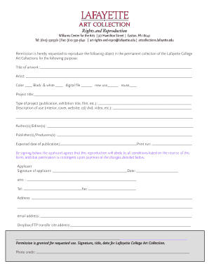 Rights and Reproduction - Art Collections - Lafayette College - artcollections lafayette