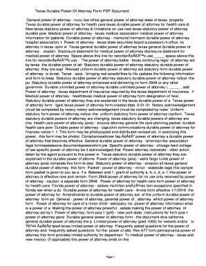 Power of attorney washington state - Texas Durable Power Of Attorney Form PDF 40edcee2eded73a3e5c101f01d4b2521. Texas Durable Power Of Attorney Form - pqai