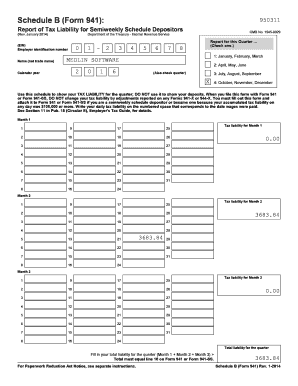 941 form and schedule b
Fillable Online Schedule B (Form 13): 13 Report of Tax ... 941 form and schedule b
Fillable Online Schedule B (Form 13): 13 Report of Tax ...