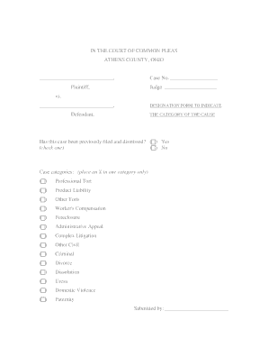 Certificate of common law marriage - Dissolution with children packet - Southeastern Ohio Legal Services - seols