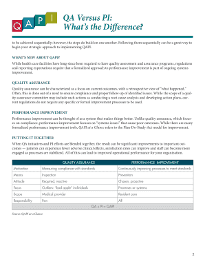 P I Acute Care and Critical Access Q Quality Assurance ...