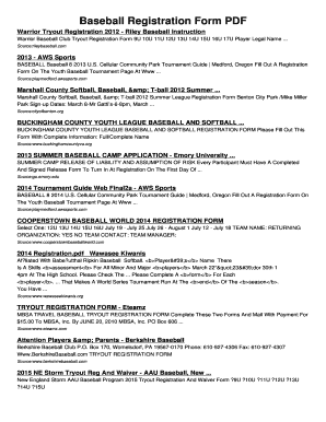baseball tryout sign up sheet edit fill out online templates baseball tryout registration form