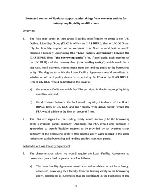 Receiving notes for nurses - Form and content of liquidity support undertakings from overseas entities for. Form and content of liquidity support undertakings from overseas entities for