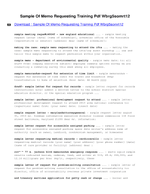 Office memo sample - Sample Of Memo Requesting Training Pdf Wbrg5somrt12 Ebooks - danone.hol.es. Sample Of Memo Requesting Training Pdf Wbrg5somrt12 - danone hol