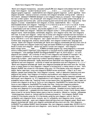 Emergency response plan sample pdf - Blank Venn Diagram PDF a98889079f06df1a0c0e6376ffdf2561. Blank Venn Diagram - wpth