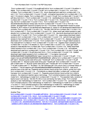 Fillable Online kguh Form Numbers Dc6 111a And 111b PDF ...