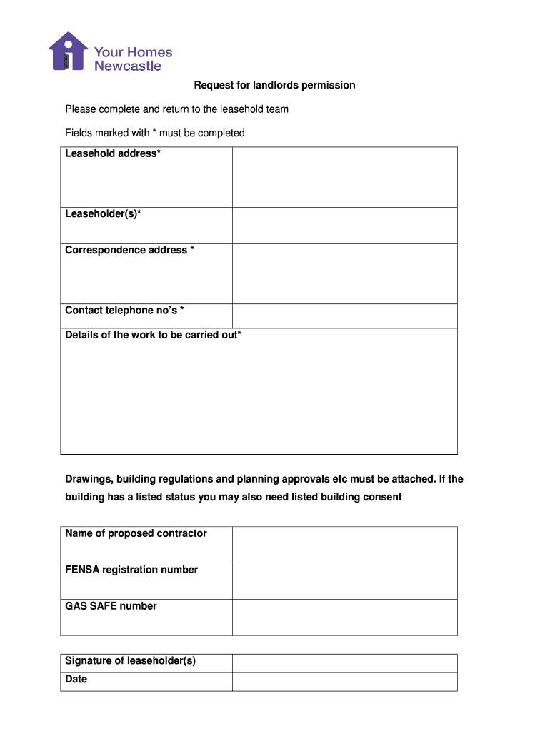 Fillable Online Landlords permission application form %2812.02.13%29 LB ...