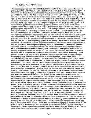 The Sc State Paper PDF db44929ea88218a0e26293aecea1f749. The Sc State Paper