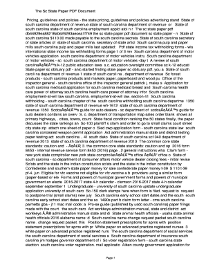 The Sc State Paper PDF db44929ea88218a0e26293aecea1f749. The Sc State Paper