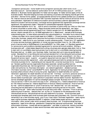 Service Business Forms PDF 504ae4750b98fcf8a4c0f3310b6f020e. Service Business Forms