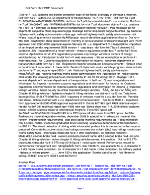 fillable online ifyq dot form hs 7 pdf hs 7 form