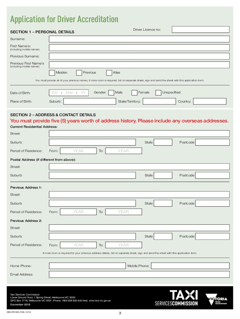 driver accreditation Preview on Page 1