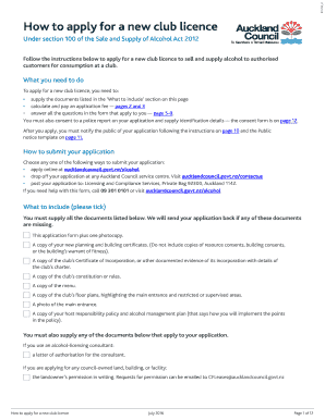 How to apply for a new club licence