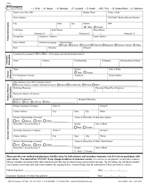 Package for New Patients - nyulangone.org