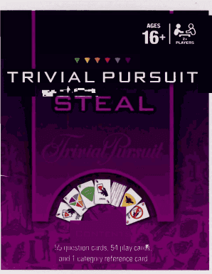 Fillable Online TRIVIAL PURSUIT Fax Email Print - pdfFiller