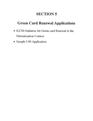 Green card application form pdf - Green Card Renewal Applications - ilcm