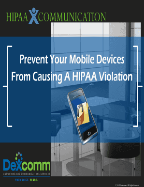 Fillable Online Prevent your mobile devices from causing a HIPAA ...
